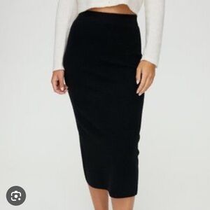 Group by babaton johan wool pencil skirt